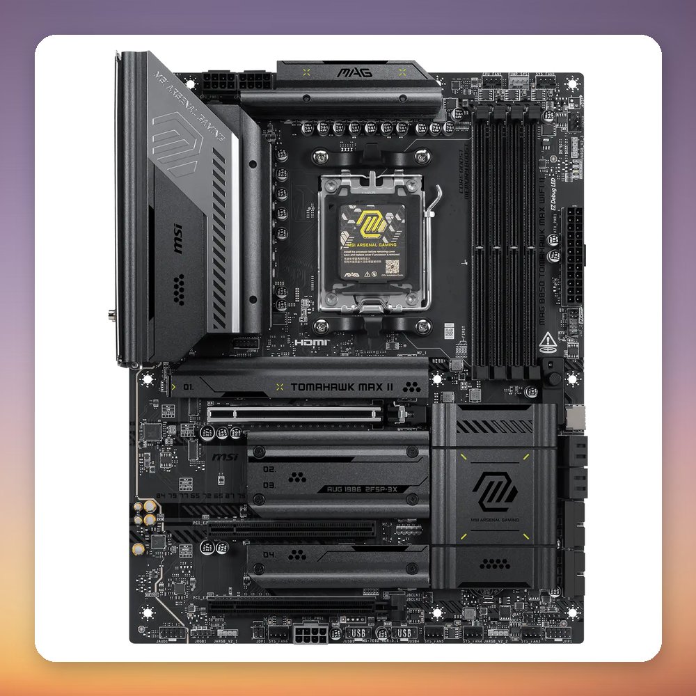 MSI MAG B850 TOMAHAWK MAX WIFI II AM5 ATX Motherboard, DDR5, Wi-Fi 7, 5G LAN – image 2