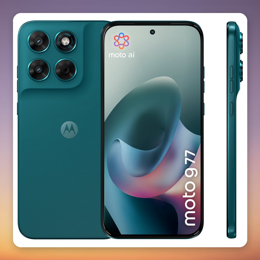 Motorola Moto G77 256 GB 5G Smartphone, 8 GB RAM, 6.78" AMOLED, Shaded Spruce
