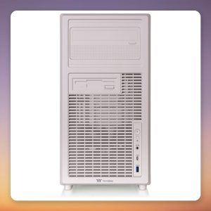 Thermaltake Retro 260 TG Micro-ATX Mini Tower Case, Beige, Tempered Glass