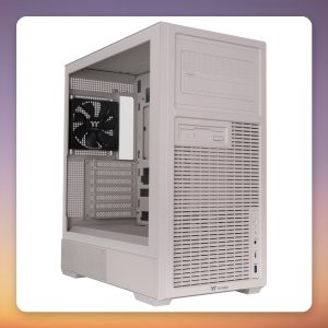 Thermaltake Retro 360 TG Beige ATX Mid-Tower Case, Tempered Glass