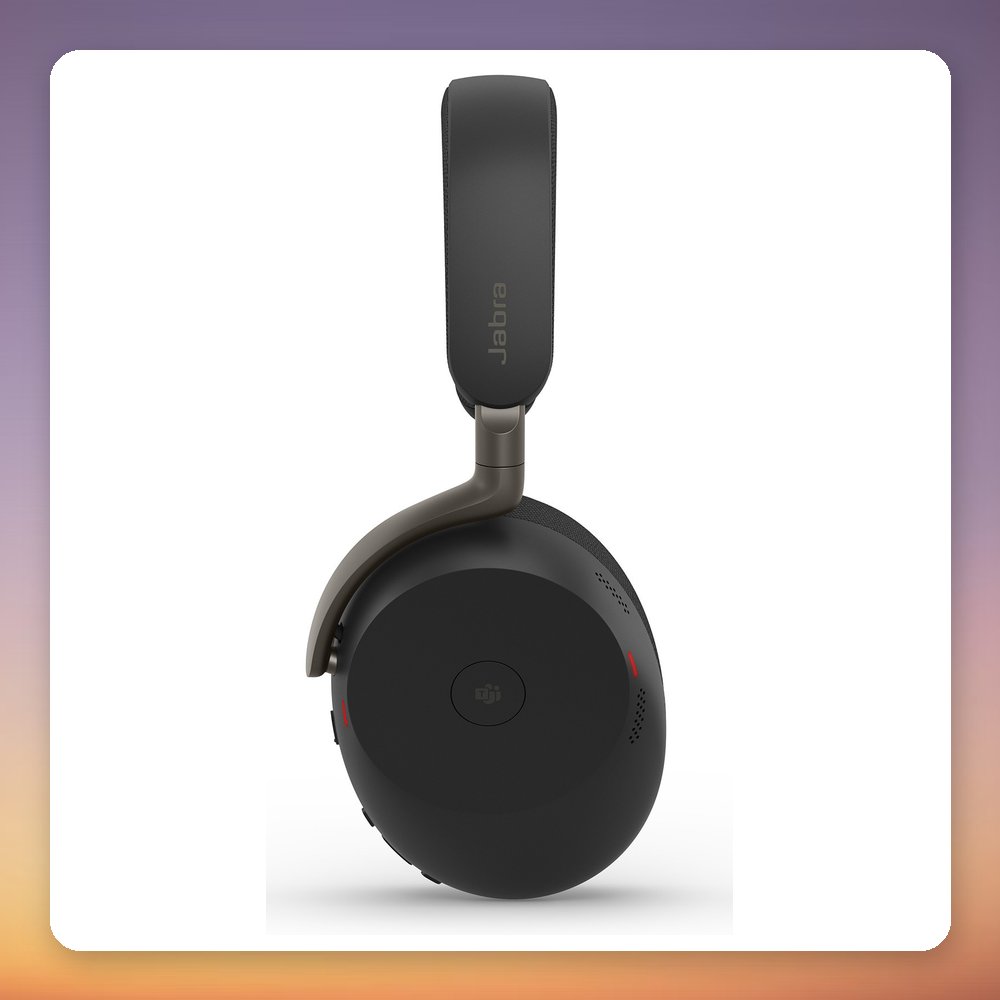 Jabra Evolve3 85 USB-C Bluetooth Headset with Link 390 Adapter, MS Teams, Black – image 4