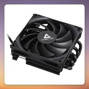 Chieftec CAC-S92PWM-LP45 92 mm Low-Profile CPU Air Cooler, Black