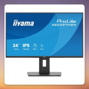 Iiyama ProLite XB2497HSN-B1 23.8″ Full HD IPS Monitor, 100 Hz, USB-C 65W Dock