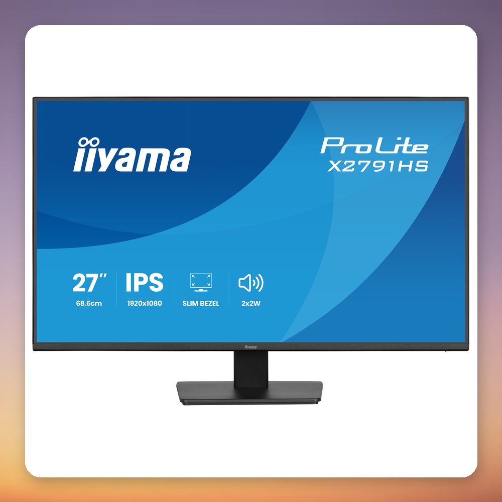 Iiyama ProLite X2791HS-B1 27" Full HD IPS Monitor, 120 Hz, HDMI/DP – image 3