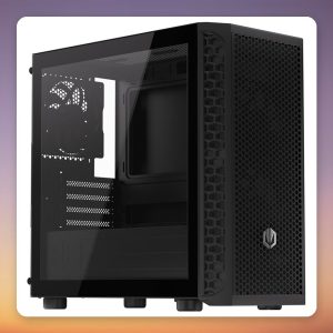 ENDORFY Signum M30 Air Mini-Tower Case, Black, Tempered Glass, µATX, 3x PWM Fans