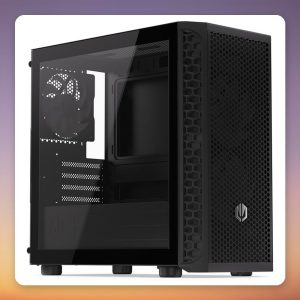 ENDORFY Signum M30 ARGB Micro-ATX Mini Tower Case, Black, Tempered Glass, 3x ARGB Fans