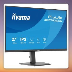 Iiyama ProLite XB2793QSU-B1 27" QHD IPS Monitor, 75 Hz, Height Adjustable
