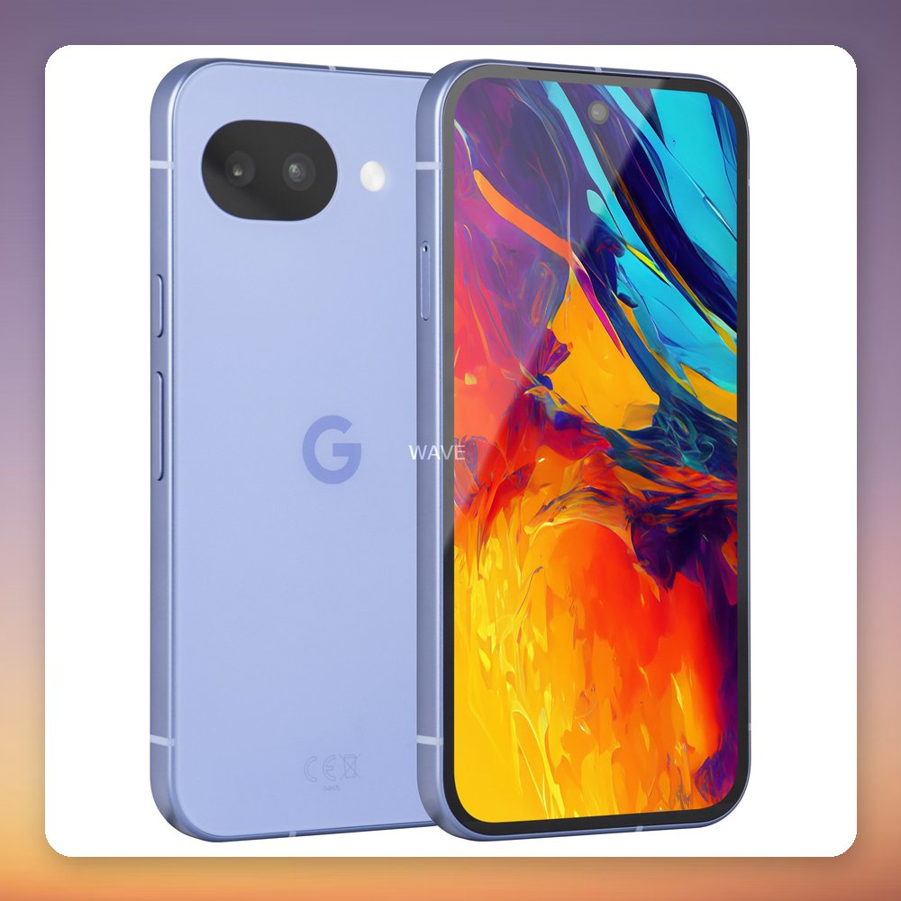 Google Pixel 10a 128 GB Smartphone, 8 GB RAM, Tensor G4, Lavender