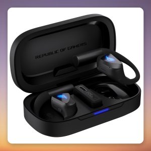 Asus ROG Cetra Open Wireless Open-Ear Gaming Earbuds, Black, Bluetooth 6.0 + 2.4 GHz