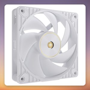 Asus ProArt PF120 120 mm PWM Case Fan, White, Single Pack