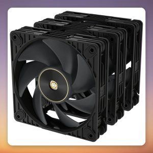 Asus ProArt PF120 120 mm PWM Case Fan, Black, 3-Pack