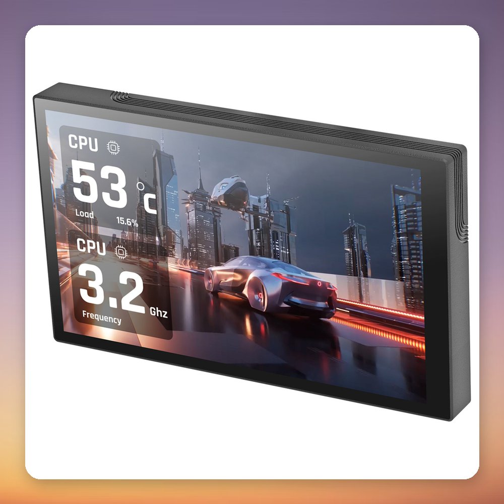 Thermaltake ST360 Ultra 360 mm AIO Liquid Cooler with 7" IPS LCD, ARGB, Black – image 5