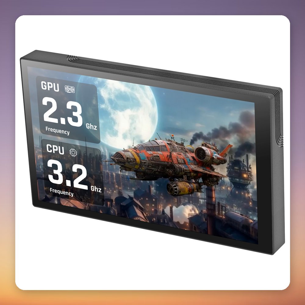 Thermaltake ST360 Ultra 360 mm AIO Liquid Cooler with 7" IPS LCD, ARGB, Black – image 6