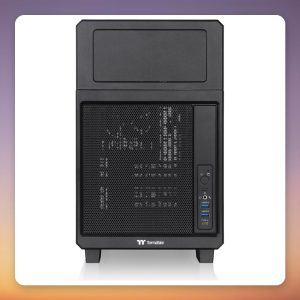 Thermaltake TR200 Black Micro-ATX Mini-Tower Case with Mesh Front