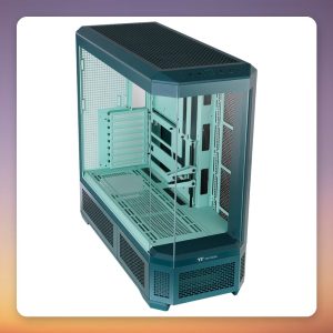 Thermaltake View 600 TG Big Tower Case, Transformative Teal, Tempered Glass, E-ATX
