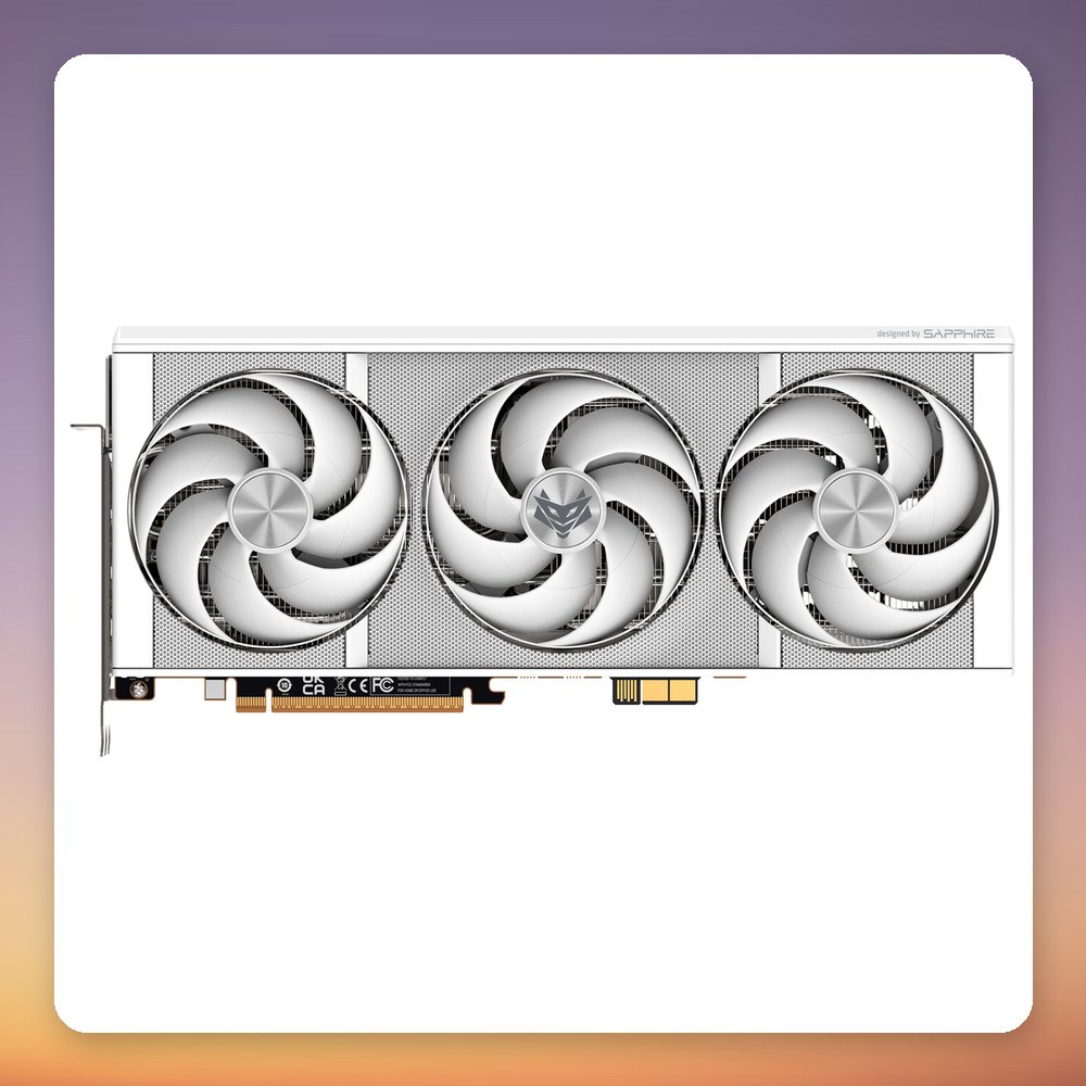 Sapphire Radeon RX 9070 XT Nitro+ Phantom Link Polar OC 16 GB GDDR6 White – image 2