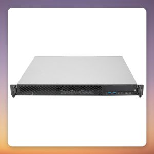 SilverStone RM100 1U Rackmount Server Case, ATX, Flex ATX PSU, 3x 40 mm Fans