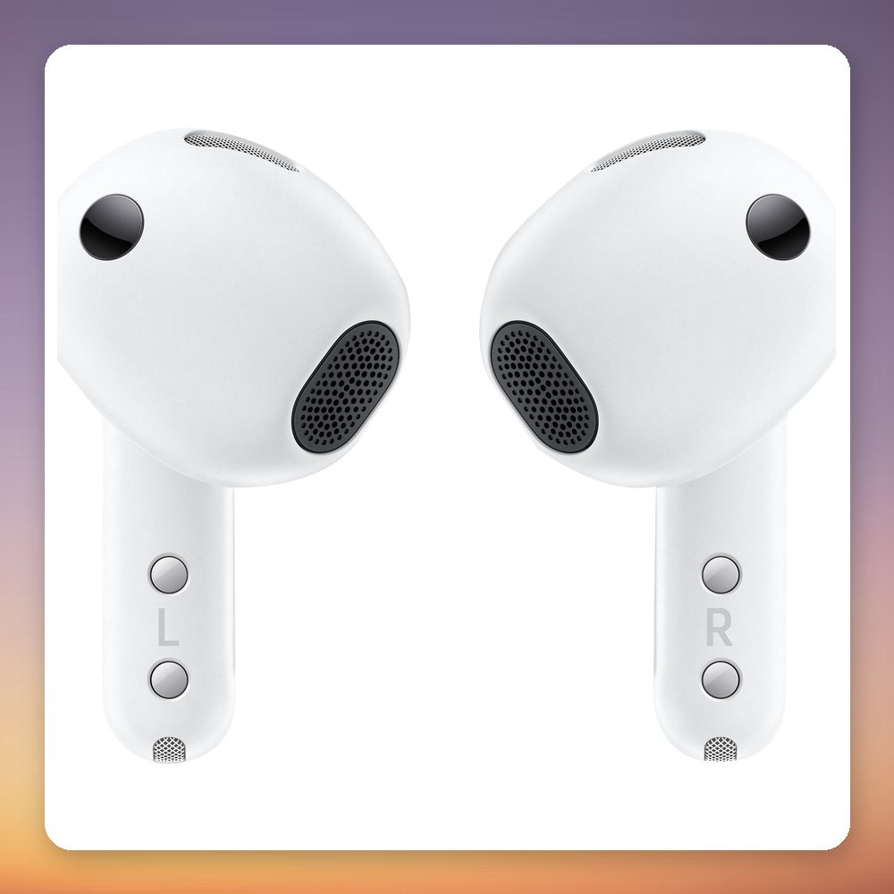 Samsung Galaxy Buds 4 True Wireless Earbuds, Active Noise Cancelling, Bluetooth 6.1, White