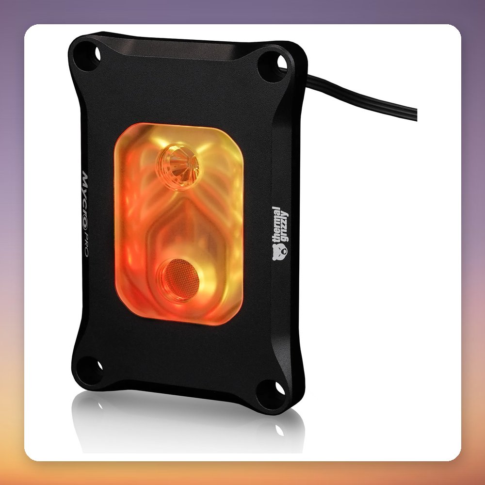 Thermal Grizzly Mycro Pro RGB AM5 CPU Water Block, Black, ARGB – image 3