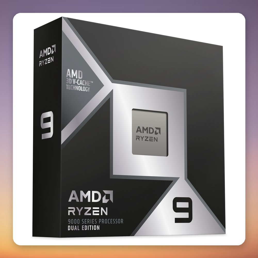 AMD Ryzen 9 9950X3D2 Dual Edition 16-Core AM5 Processor, Boxed (No Cooler)