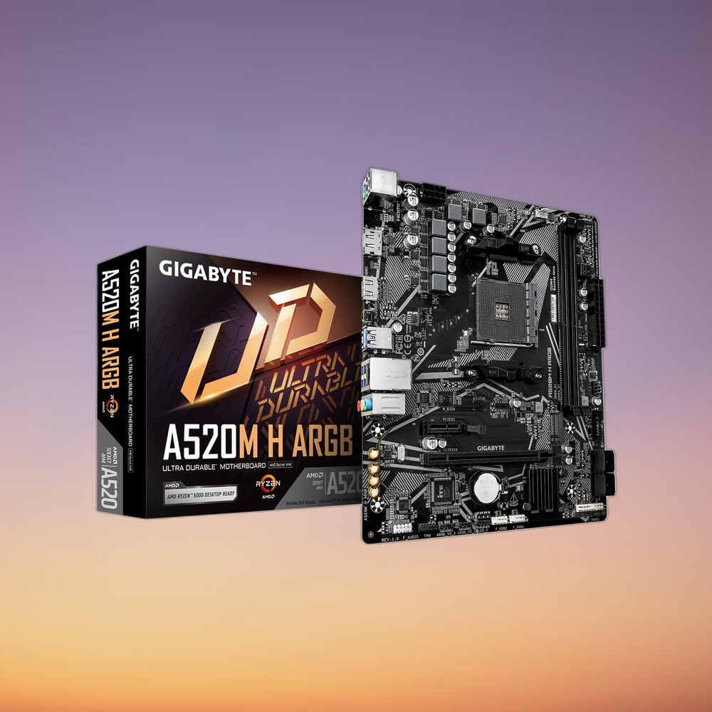 GigaByte A520M H ARGB Motherboard