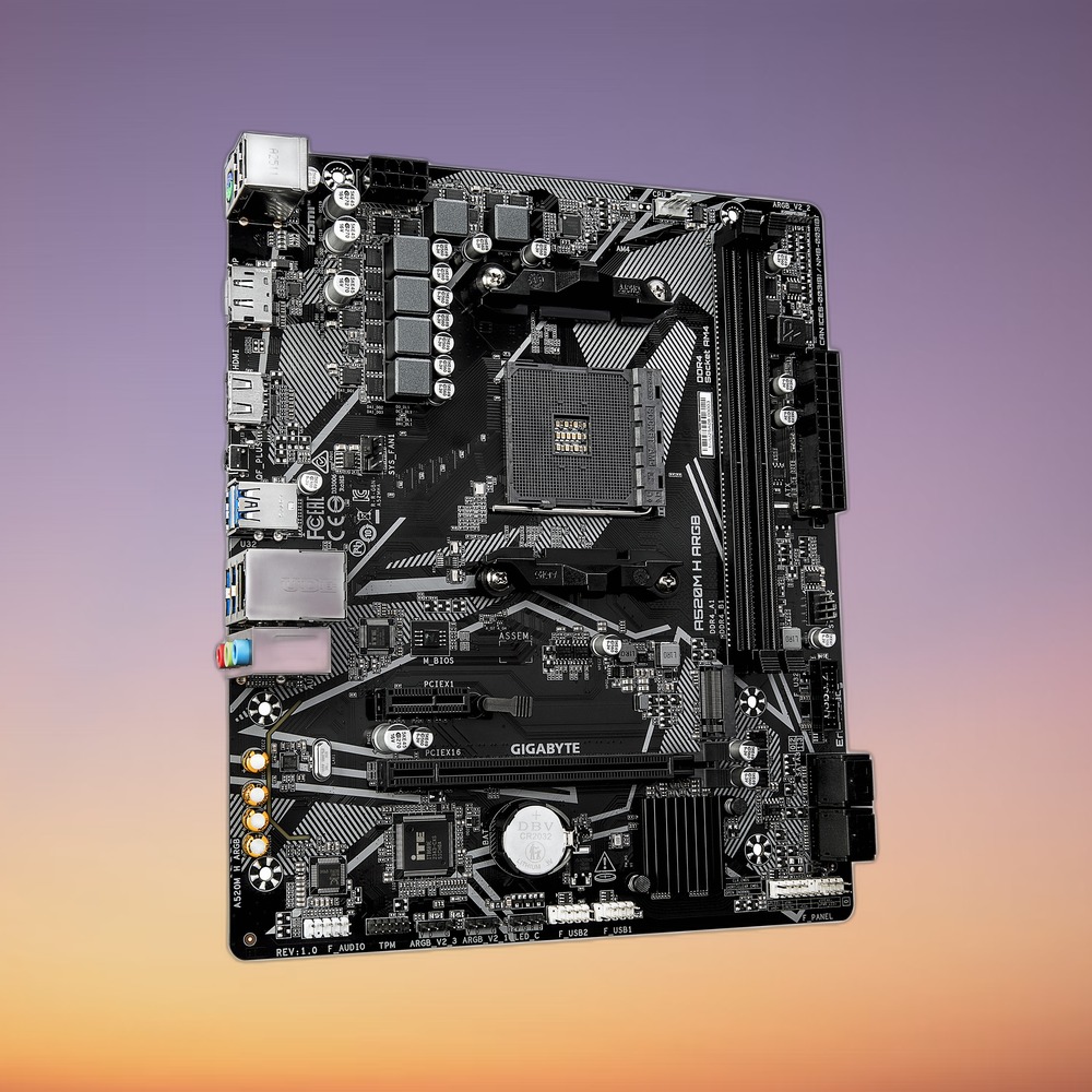 GigaByte A520M H ARGB Motherboard - Image 3