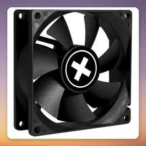 Xilence Performance C Series XF137 80 mm Case Fan, Black, 1,500 RPM, 17.5 dB
