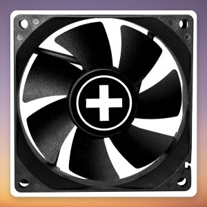 Xilence Performance C Series XF137 80 mm Case Fan, Black, 1,500 RPM, 17.5 dB