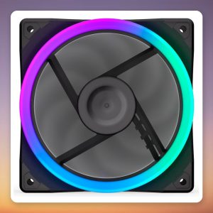 ENDORFY Corona 120 mm ARGB PWM Fan, Black, 200-1600 RPM, FDB