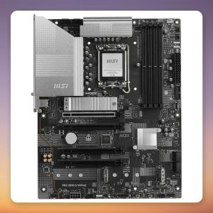 MSI PRO Z890-S WIFI6E ATX Motherboard, LGA 1851, Intel Z890, DDR5, 3x M.2