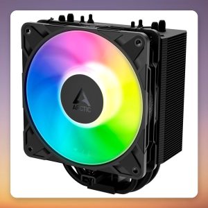 Arctic Freezer 36-S A-RGB Black 120 mm Tower CPU Cooler, LGA1851/1700 & AM5/AM4