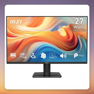 MSI PRO MP275QDE 27″ WQHD IPS Monitor, 144 Hz, FreeSync, HDMI/DisplayPort