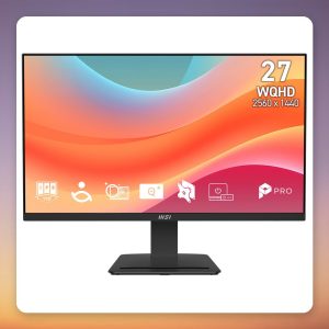 MSI PRO MP273QDE E7 27″ WQHD IPS Monitor, 75 Hz, HDMI, DisplayPort, Black