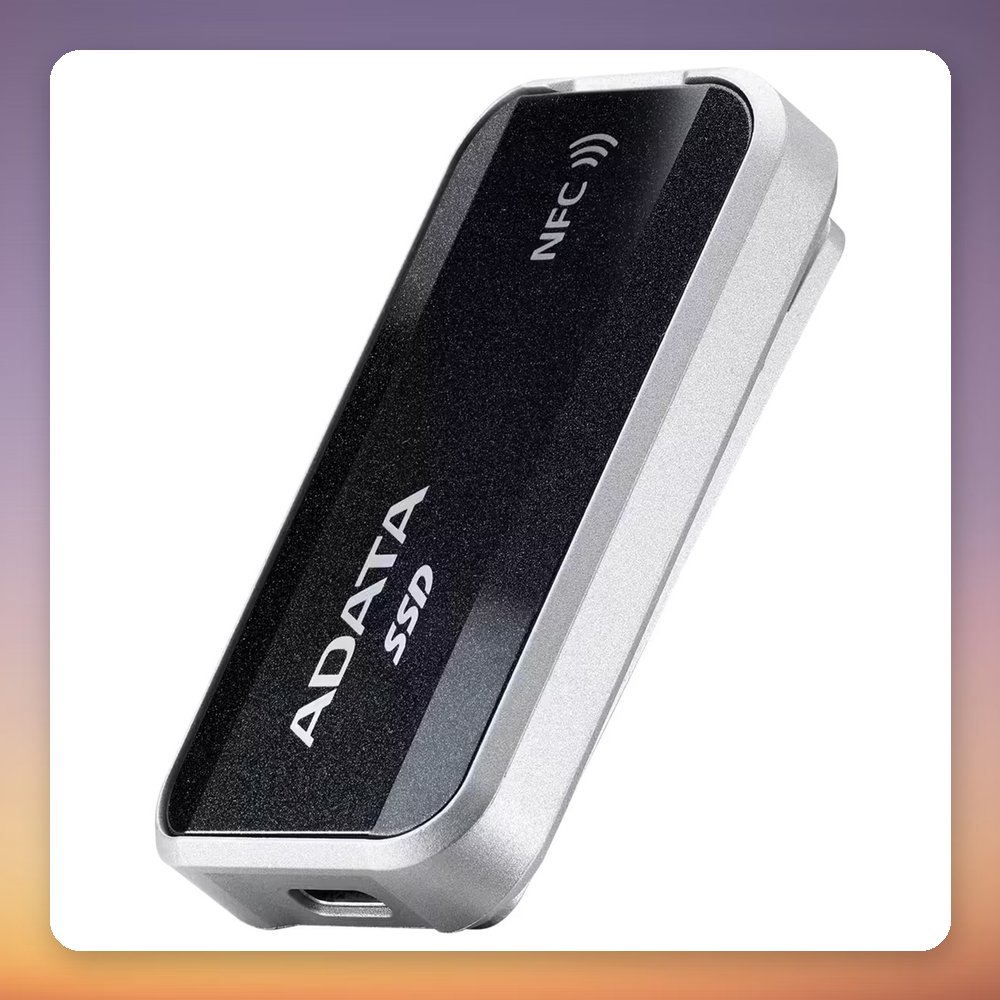 ADATA Urban Tapsafe 1 TB External SSD USB-C 3.2 Gen 2x2 with NFC Unlock, Black – image 5
