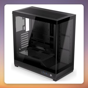ENDORFY Fishtank 6000 Flex Mid Tower Case, E-ATX, Dual Tempered Glass, Black