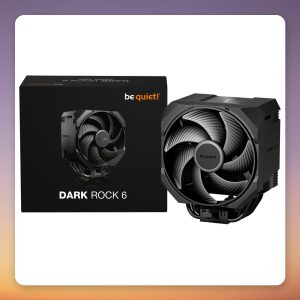 be quiet! Dark Rock 6 135 mm Single Tower CPU Cooler, 6 Heatpipes, Black