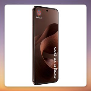 Motorola Edge 70 Pro 256 GB 5G Smartphone, 8 GB RAM, Chicory Coffee