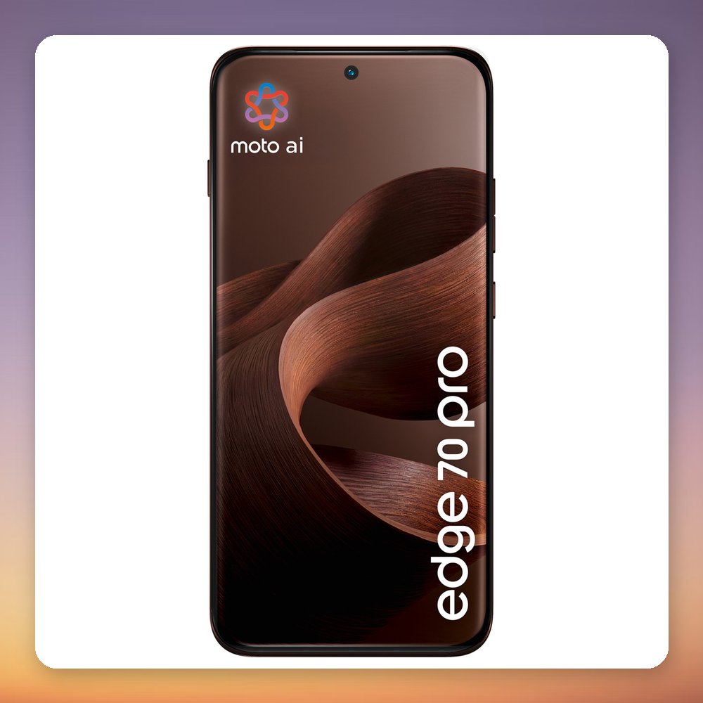 Motorola Edge 70 Pro 256 GB 5G Smartphone, 8 GB RAM, Chicory Coffee – image 3