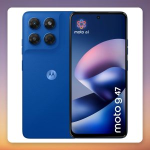 Motorola Moto G47 128 GB 5G Smartphone, 8 GB RAM, Nautical Blue, Dual SIM