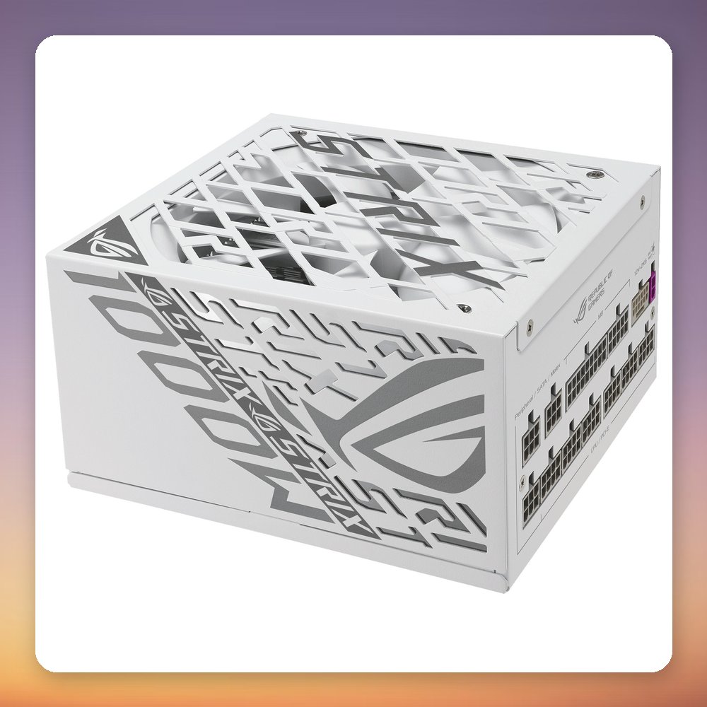 Asus ROG Strix 1000W Platinum White Edition ATX 3.1 Fully Modular PSU – image 5