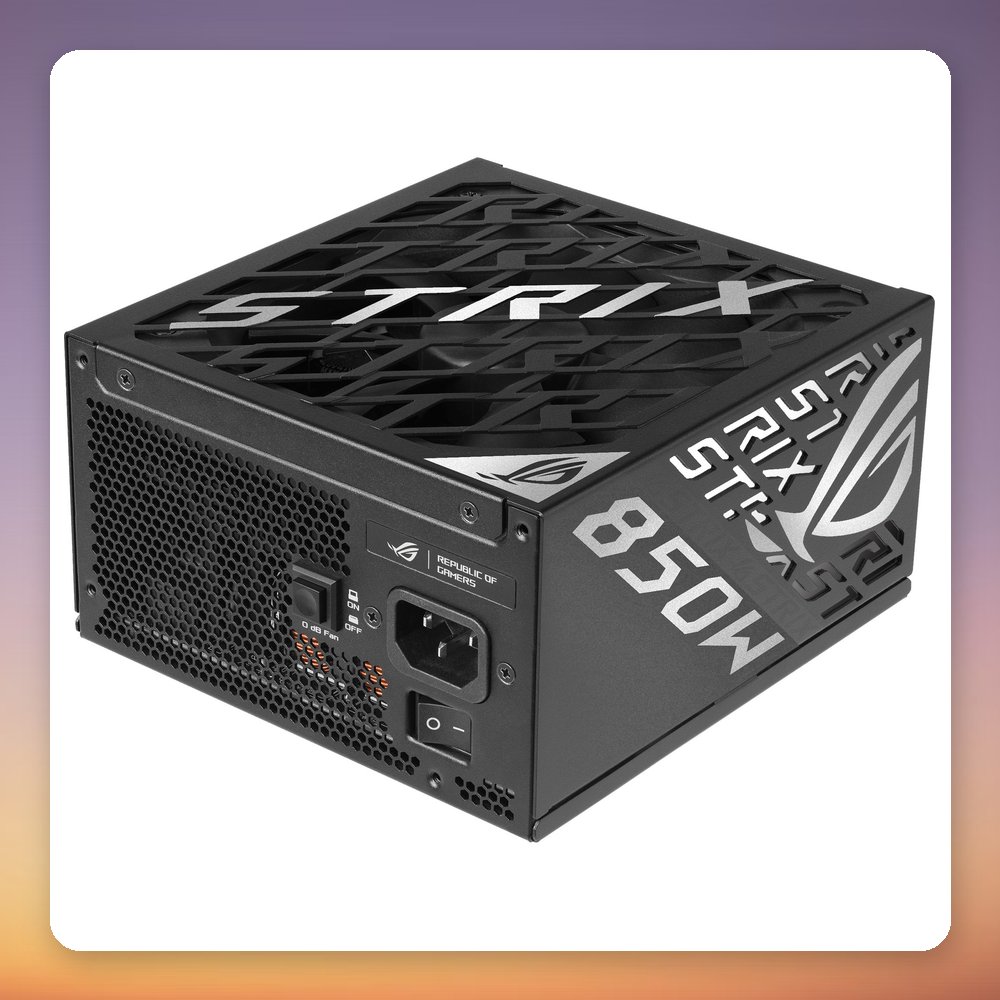 ASUS ROG Strix 850W Platinum ATX 3.1 Fully Modular PSU, Black – image 2