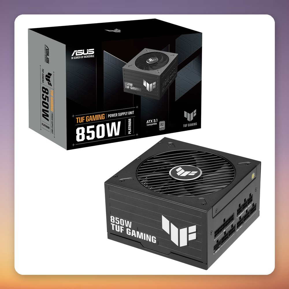 Asus TUF Gaming 850W 80 PLUS Platinum ATX 3.1 Fully Modular PSU