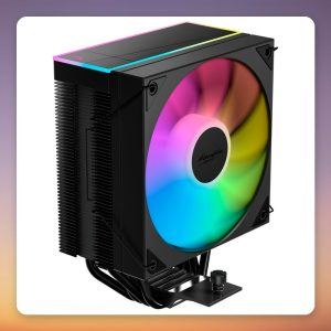 EKL Alpenföhn Matterhorn 2 AURORA 120 mm Single Tower CPU Cooler, Black, ARGB