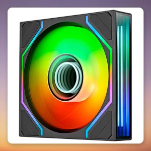 Thermaltake SWAFAN 120 EX INFINITY ARGB 120 mm PWM-Free Case Fan, Black, Single Pack