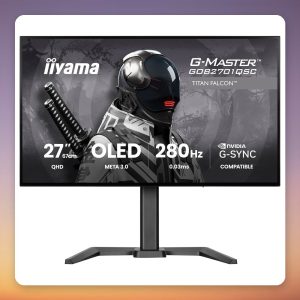 Iiyama G-Master GOB2701QSC-B1 27″ QHD 280 Hz OLED Gaming Monitor