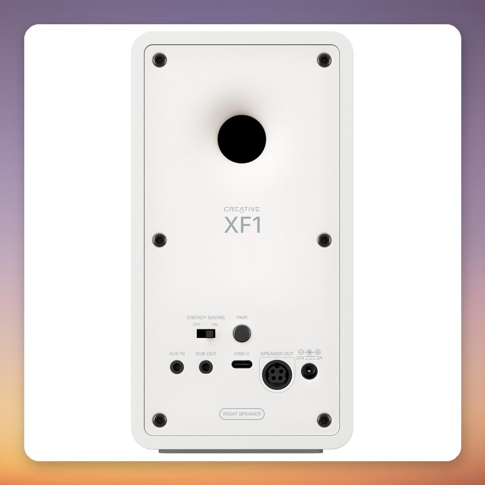 Creative XF-1 2.0 Desktop Speakers, 72W RMS, Bluetooth 6.0 LDAC, White – image 5
