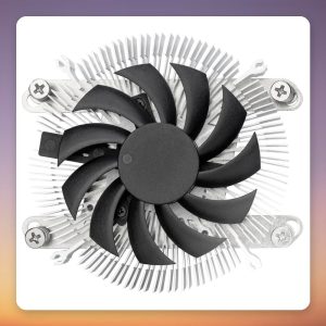 Silverstone NT07-AM5 80 mm Low-Profile CPU Cooler, AM4/AM5, 65W TDP