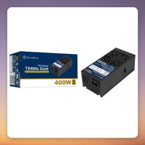 Silverstone TX400x Gold 400W 80 PLUS Gold TFX PSU, Black