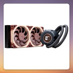 Noctua NL-LC1-24 240 mm AIO Liquid CPU Cooler, Black/Brown, 2x NF-A12x25 G2
