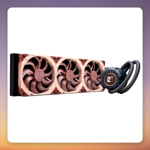 Noctua NL-LC1-42 420 mm AIO Liquid CPU Cooler, 3x NF-A14x25 G2 PWM, Black/Brown